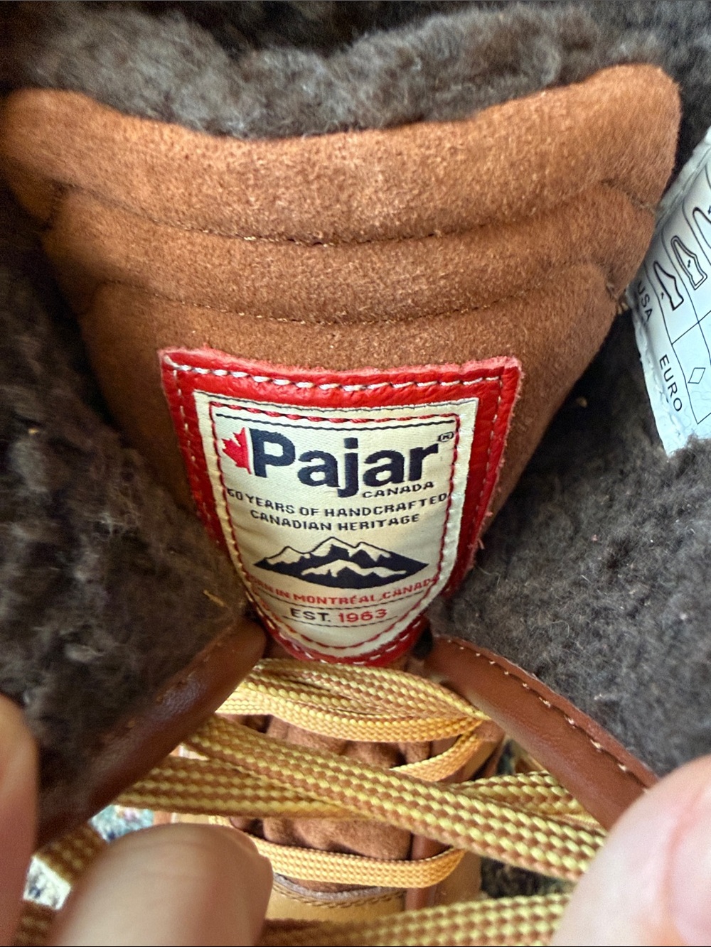 PAJAR CANADA Gaetana Boot in Cognac/Tan Women’s Size 39 - Picture 4 of 12